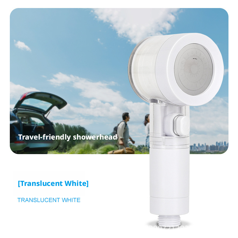 Travel shower filter-transparent-23 * 12 *8cm-1 piece