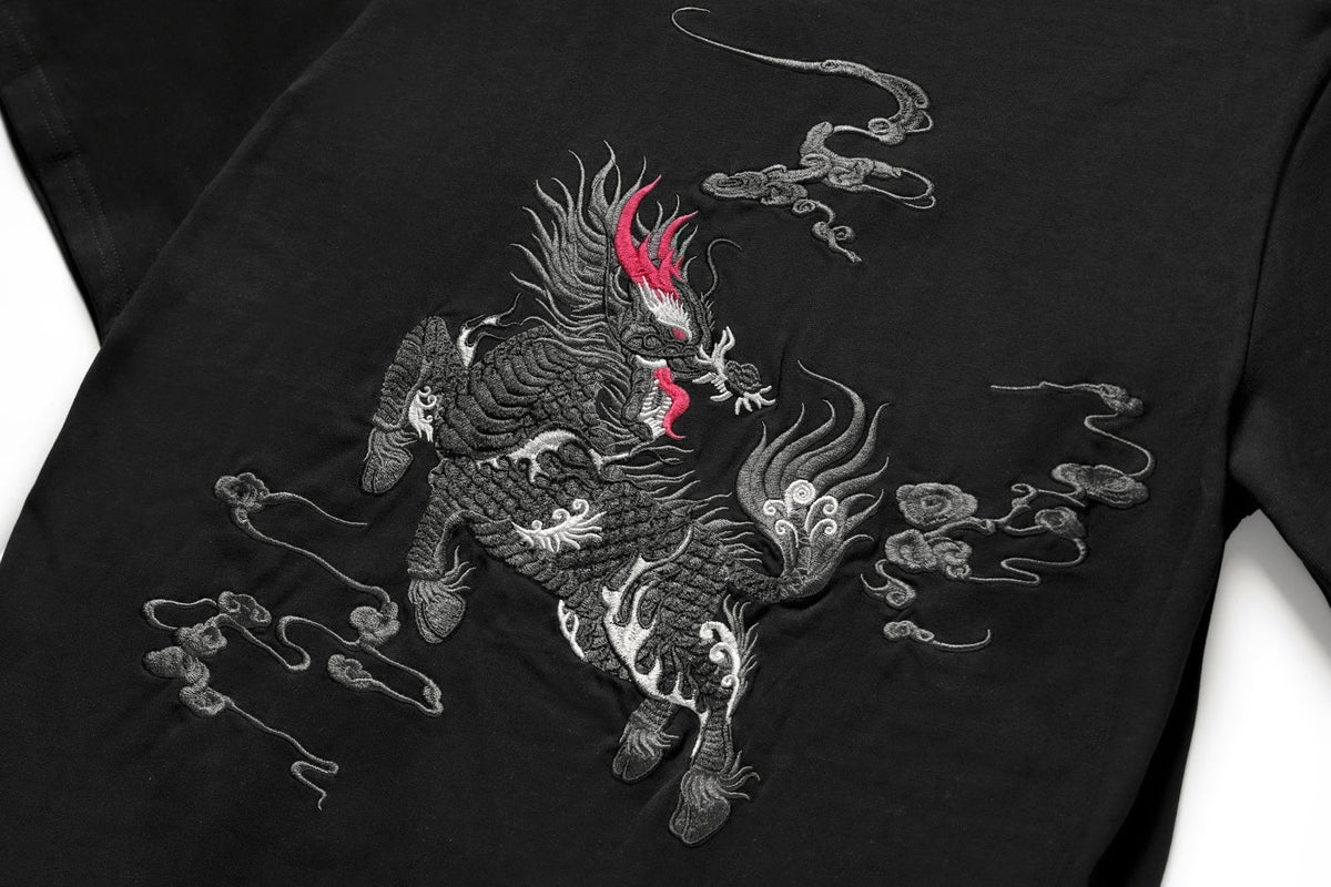 KH870 Kirin Embroidered Tee