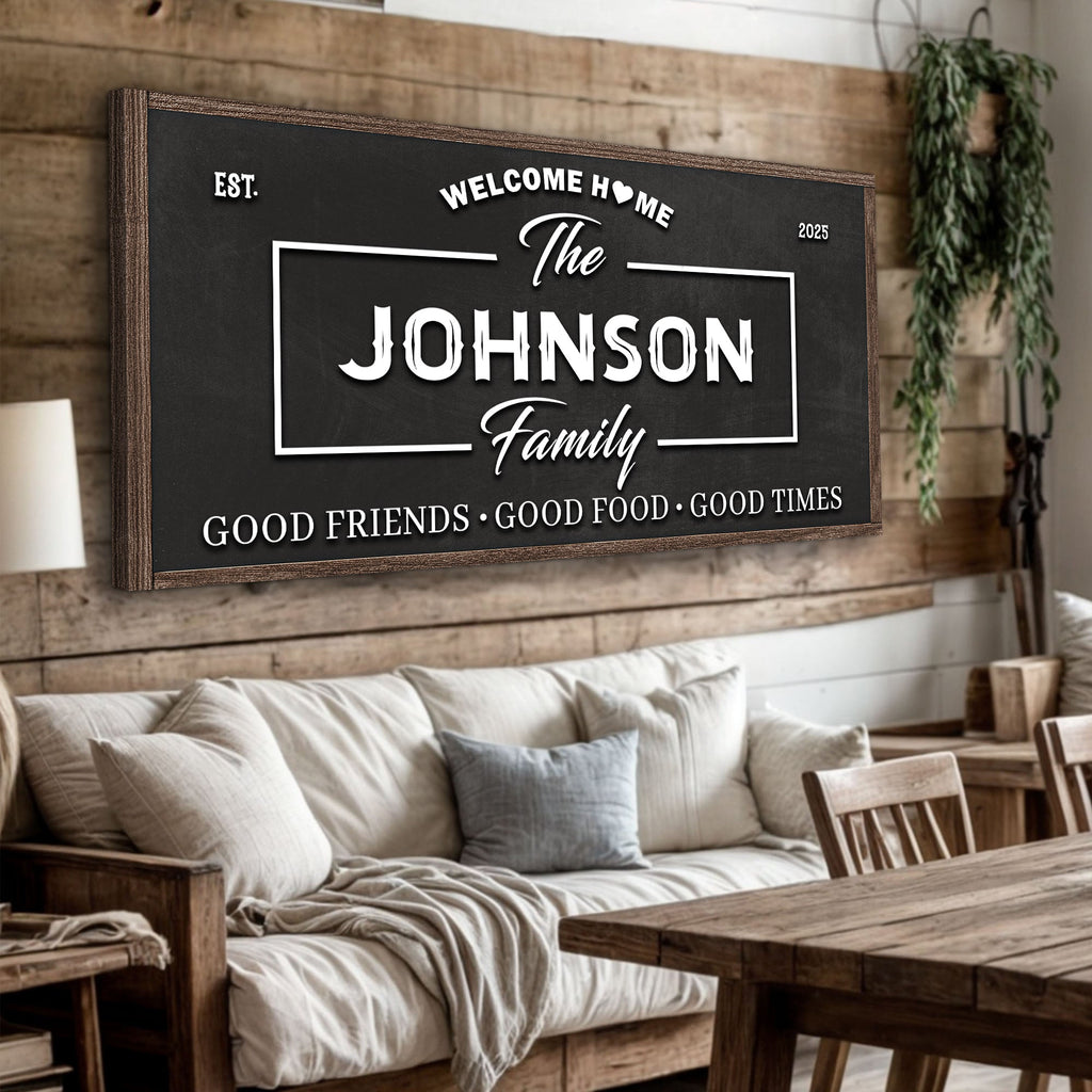 Welcome Home Wall Sign
