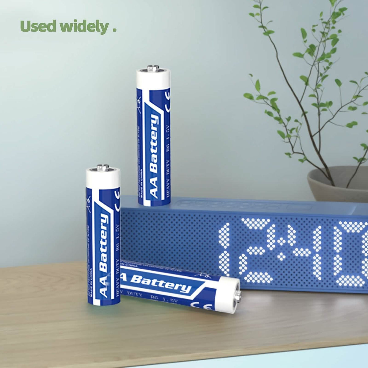 48-Pack: AA + AAA Carbon Battery Combo – 1.5V, Non-Rechargeable