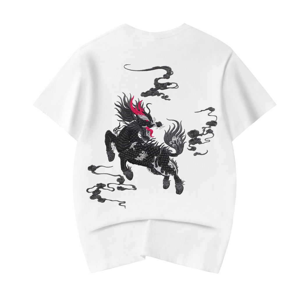 KH870 Kirin Embroidered Tee