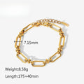 Cuban bracelet light luxury high-end bracelet