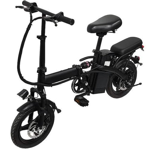 14" Folding Electric Bike 48V Lightweight E-Bike 330LB Load 19MPH 28-Mile Range