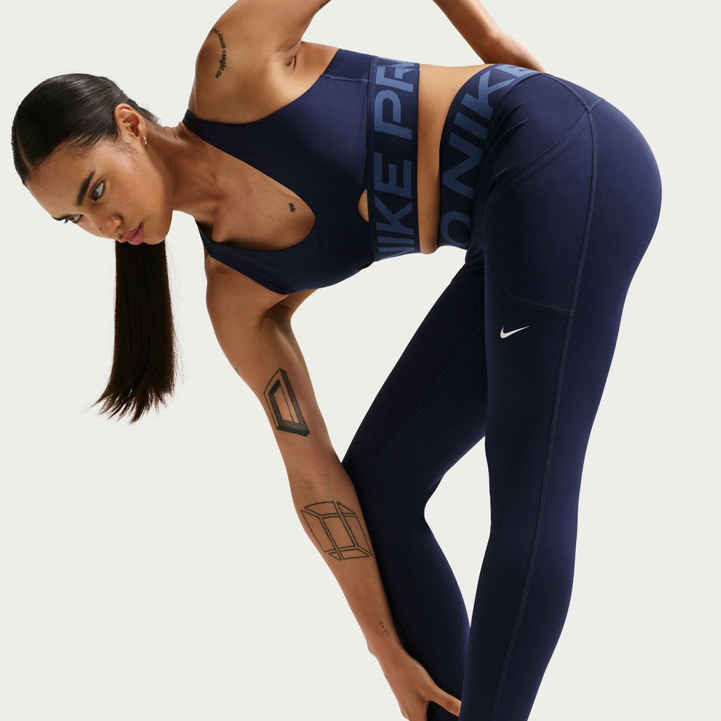 Nike Womens High-Waisted Leggings - Midnight Navy