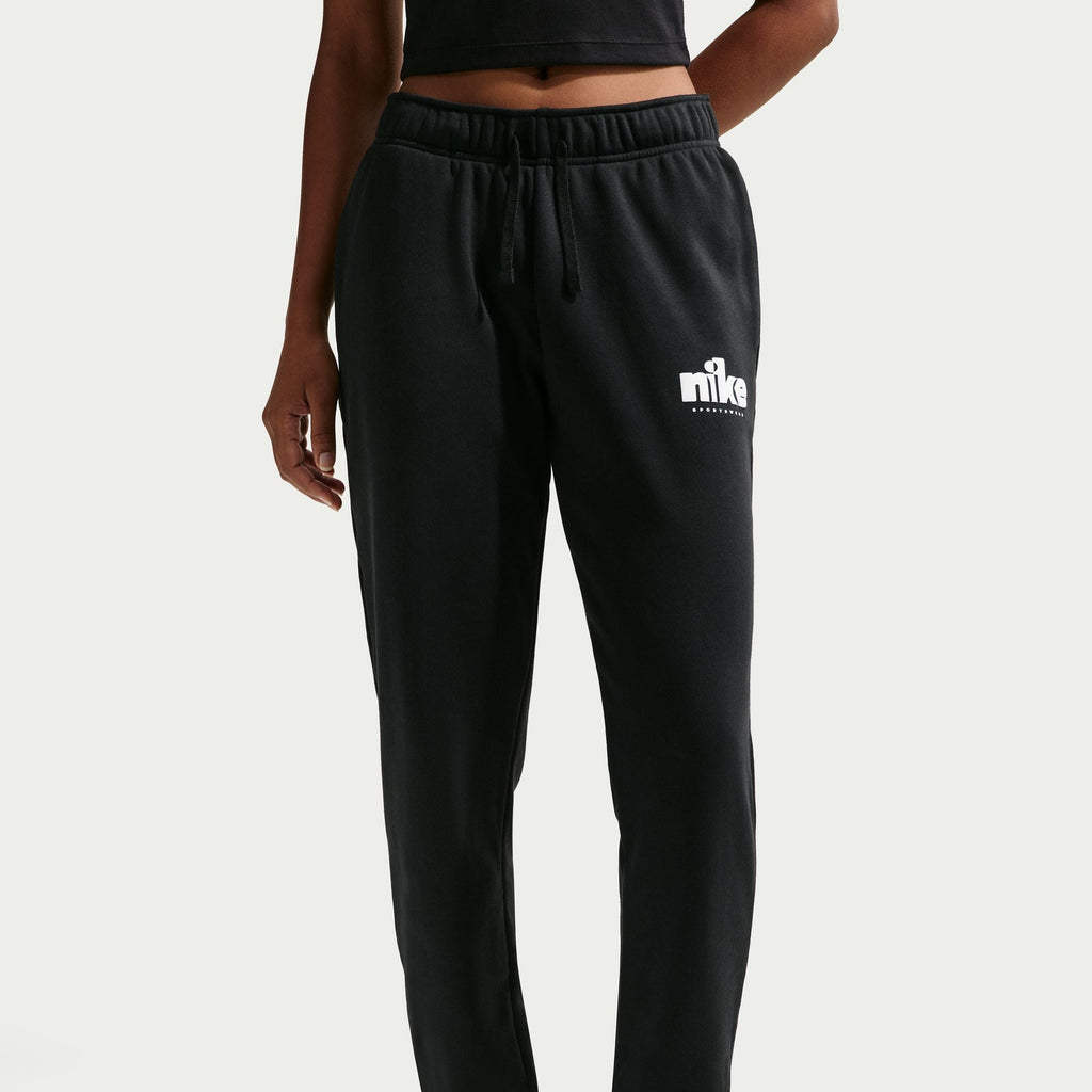 Nike Womens Mid-Rise Pants - Black