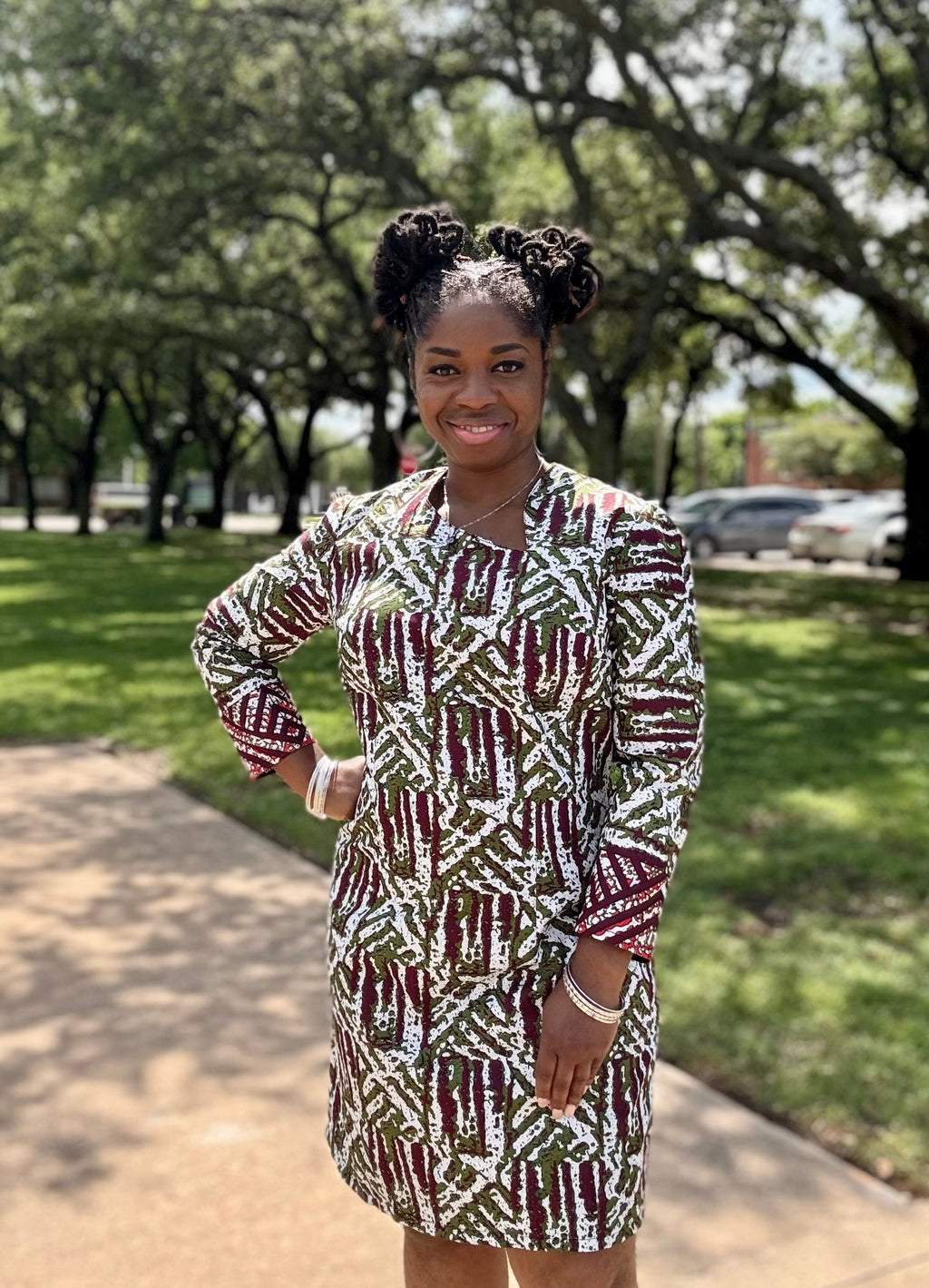 AMAKA Dress Sewing Pattern | PDF Download | Sizes 6–24 (US M–3XL) | Zesty Sewing Patterns