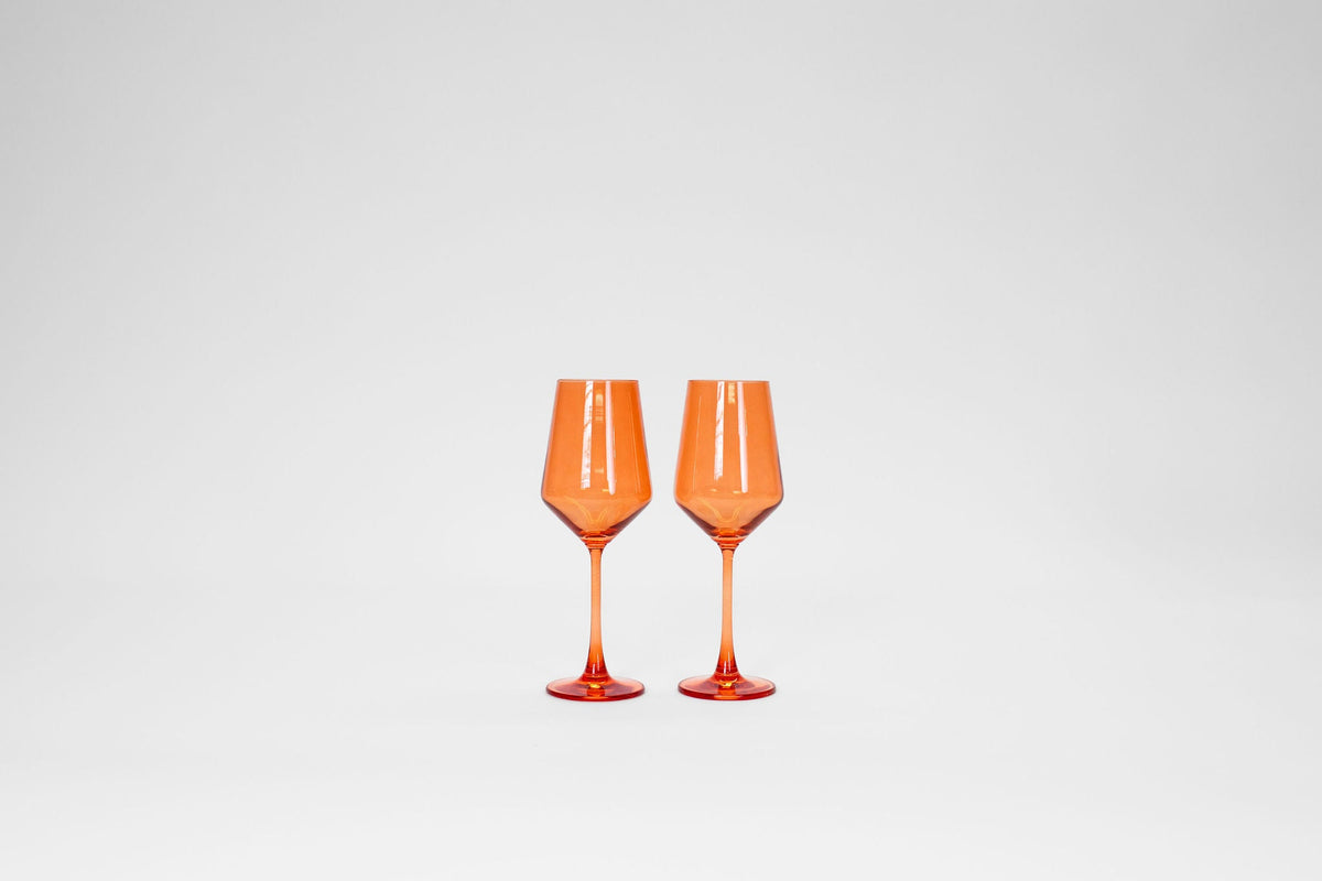 Aperol Orange - Stemless Colored Wine Glass