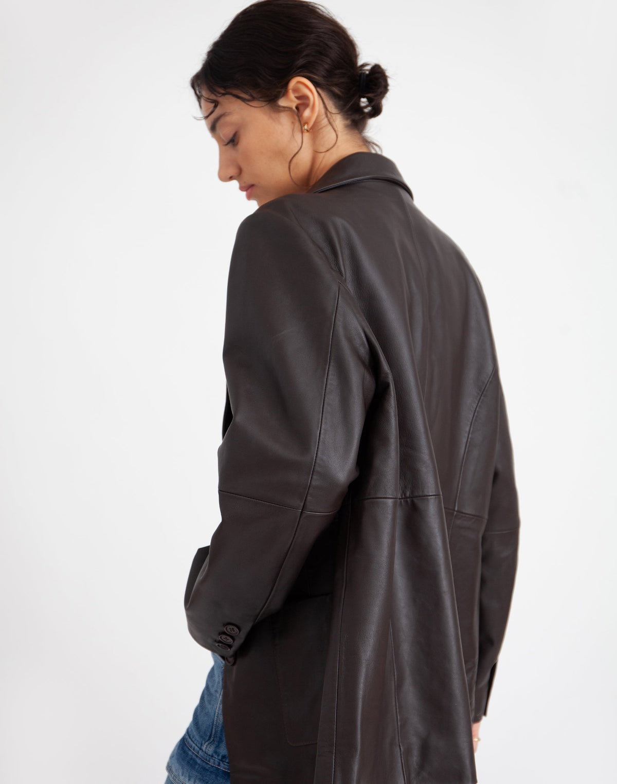Deadstock Leather Blazer