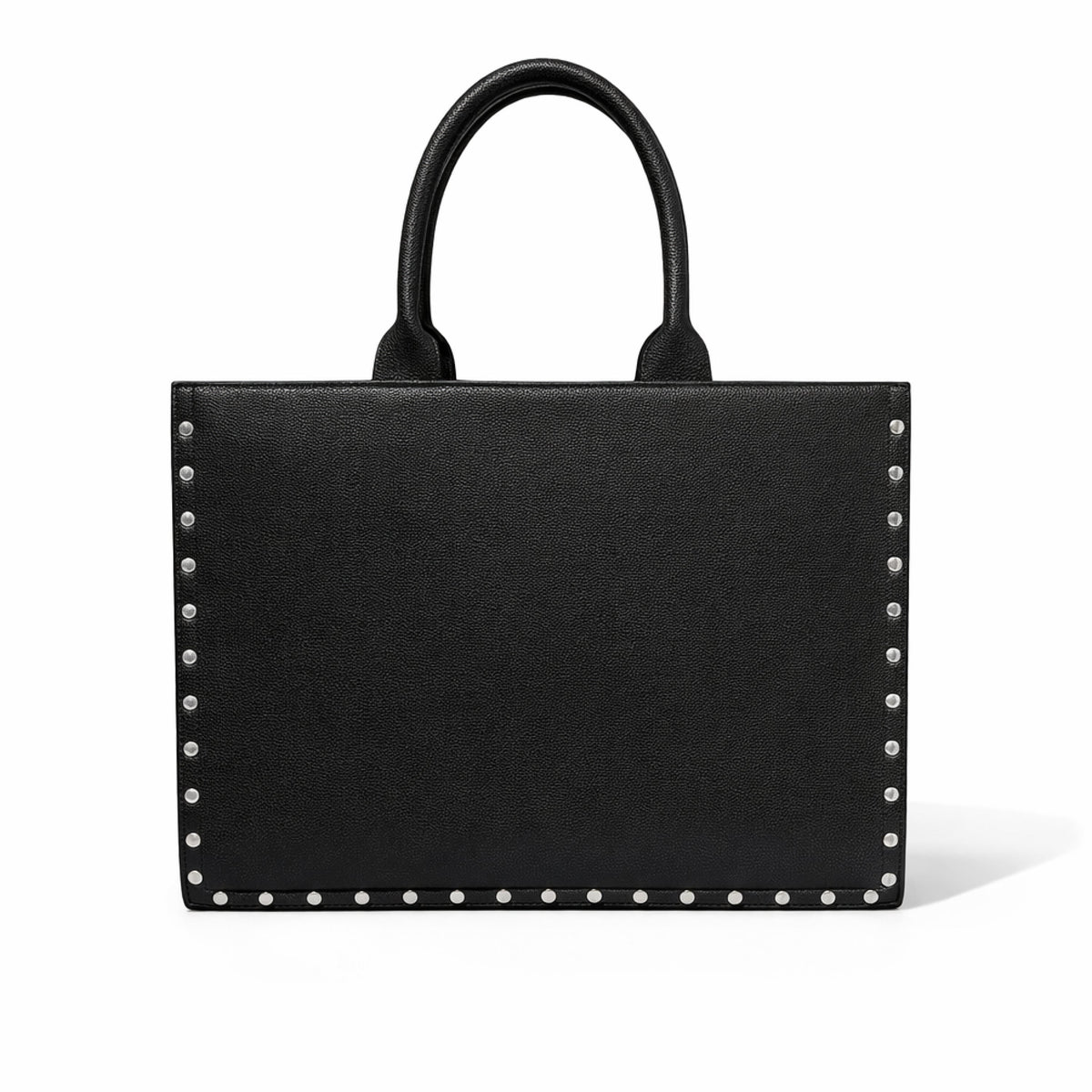 "TRIBAMETAL" LEATHER TOTE