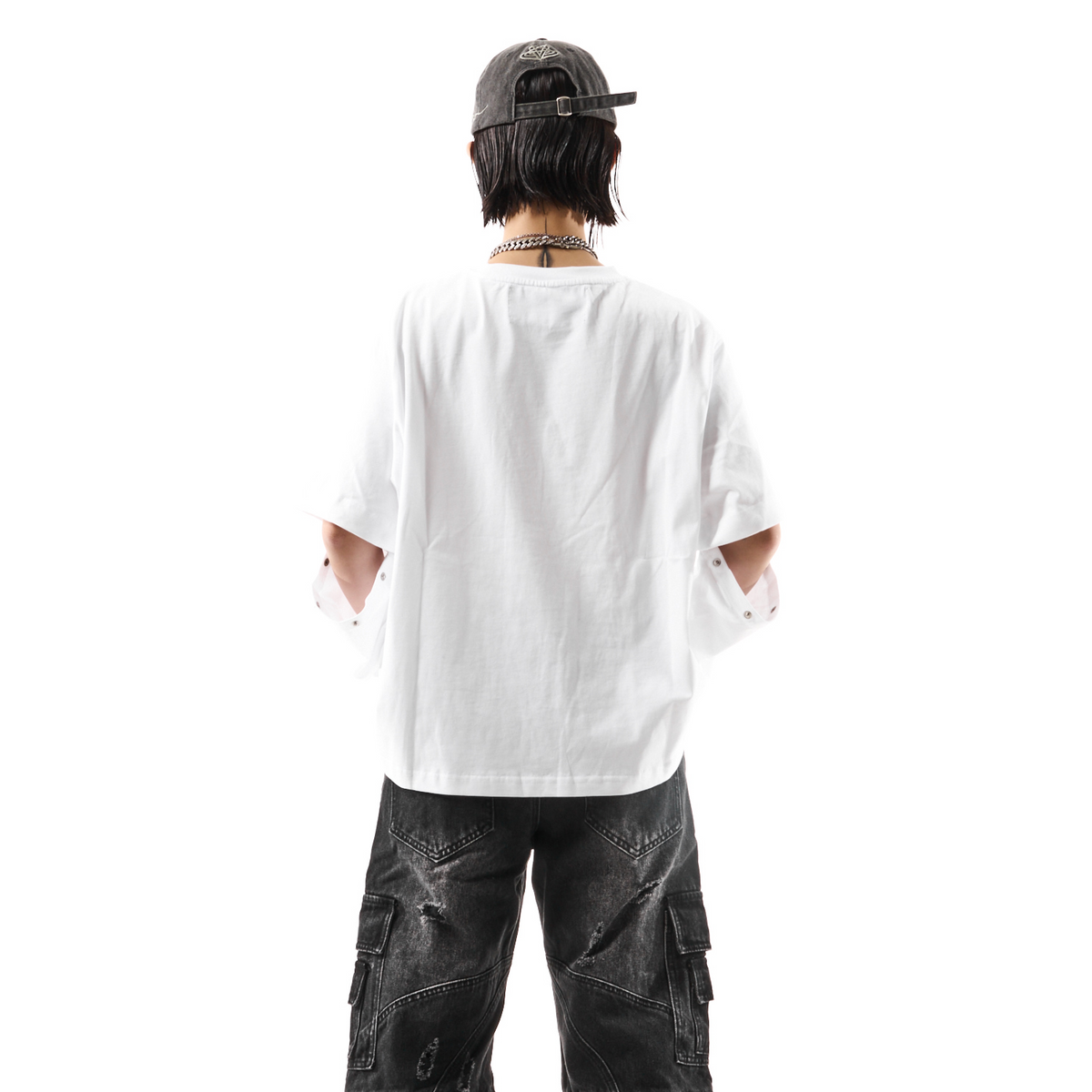 "TRIBAMETAL" LOGO TRNSFRMR L/S - ANGEL