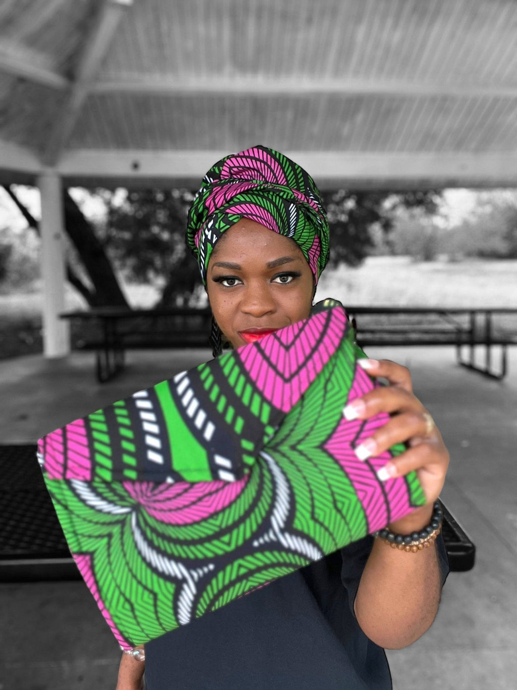 Ankara Purse and Head Wrap