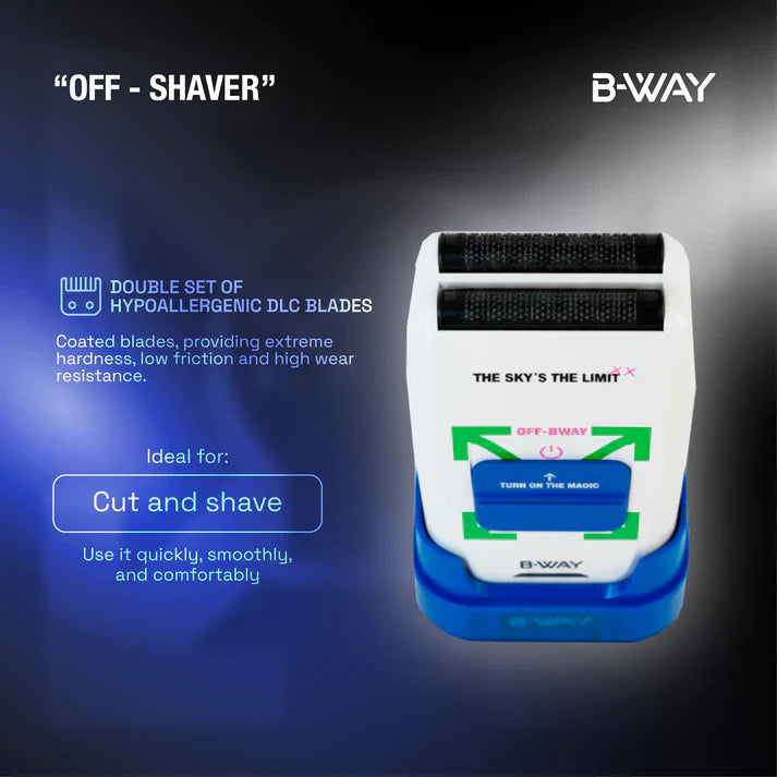 B-Way OFF Shaver White