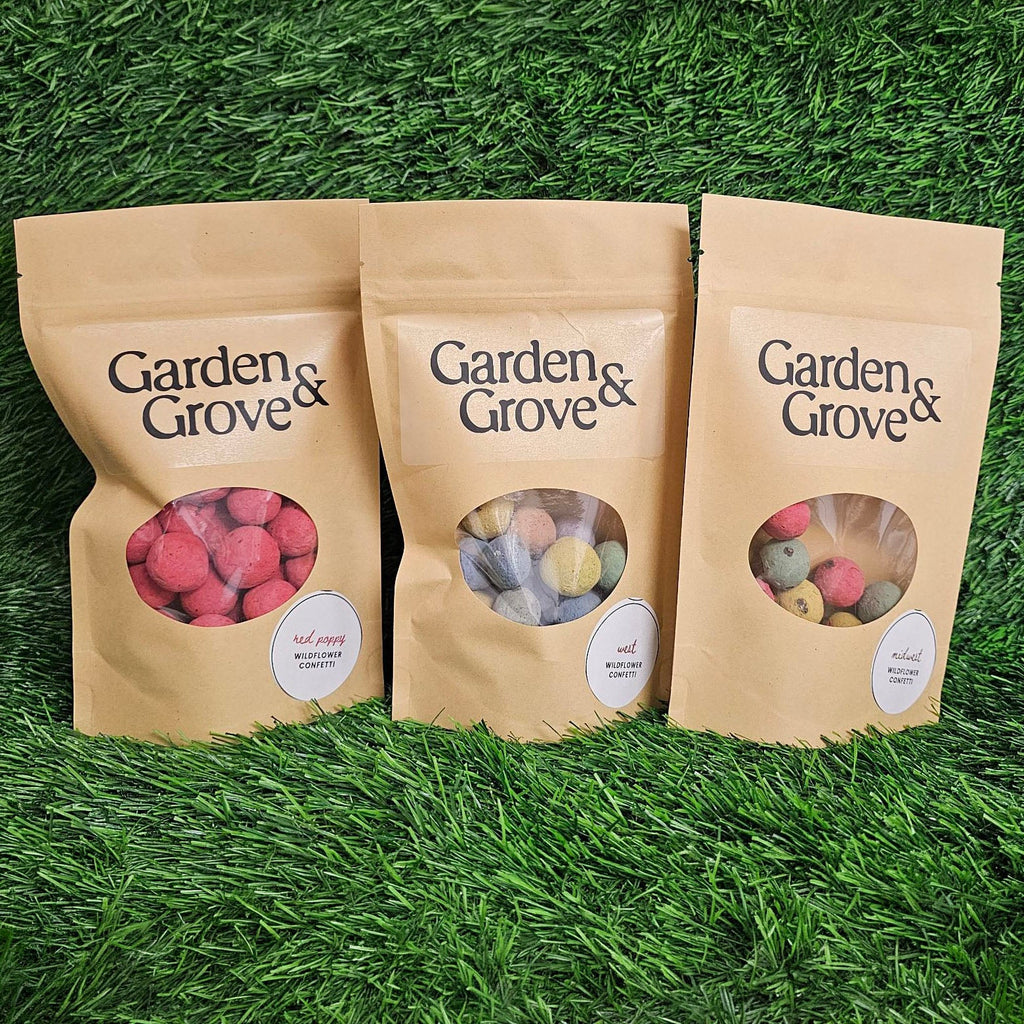 Hummingbird & Butterfly Pollinator Wildflower Garden Confetti Seed Balls