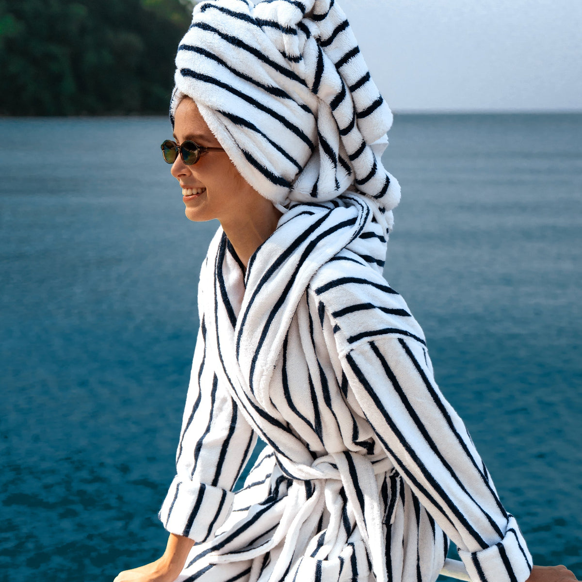 Ultraplush Australian Cotton Unisex Bathrobe Italic